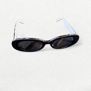 Oscar x Frank Citra Sunglasses in Gloss Black & White - Unisex